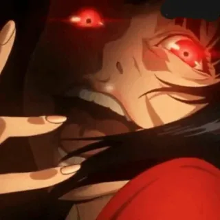 ♥️ 81b9daf0 Anime, Occhi rossi, Personaggio immaginario whatsapp sticker