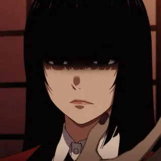 ♥️ 992c1a18 Yumeko Jabami Kakegurui Anime, Kakegurui, Yumeko Jabami, Gioco d'azzardo, Scuola, Personaggio whatsapp sticker