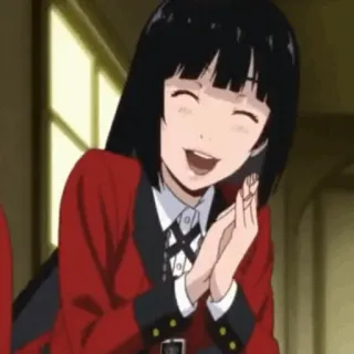 🥀 c3608cf2 Yumeko Jabami Kakegurui Anime, Kakegurui, Yumeko Jabami, Gioco d'azzardo, Liceo whatsapp sticker