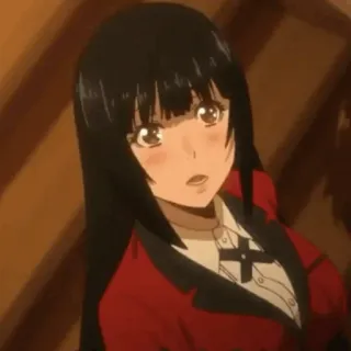 ♣️ db316a5c Yumeko Jabami Kakegurui Anime, Kakegurui, Yumeko Jabami, Personaggio, Fanart whatsapp sticker