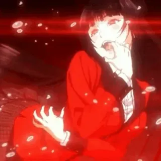 🥀 eab20afd Yumeko Jabami Kakegurui Anime, Kakegurui, Yumeko Jabami, Gioco d'azzardo, Ecchi whatsapp sticker