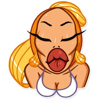 Goldfish Lady 🔱 telegram stickers