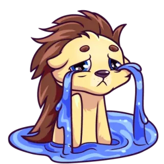 😭 daf01a65 triste, pleurer, animal, hérisson, dessin animé, larmes, émotion, contrarié telegram sticker