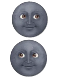 🌚 e592106d 月亮, 脸, 表情符号, 微笑, 搞笑, 可爱 telegram sticker