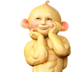 🙂 3097b7de divertente, strano, inquietante, umanoide, bizzarro telegram sticker