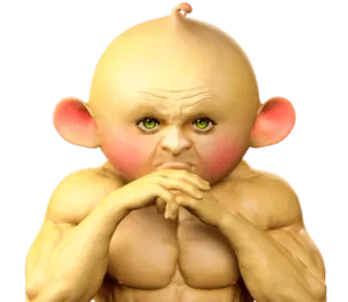 🤨 fb81808f divertente, umorismo, strano, bizzarro, inquietante, disturbante telegram sticker