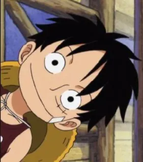 🍖 3741be54 Monkey D. Luffy One Piece 动漫, 漫画, 海贼王, 路飞, 卡通, 角色, 海盗 telegram sticker