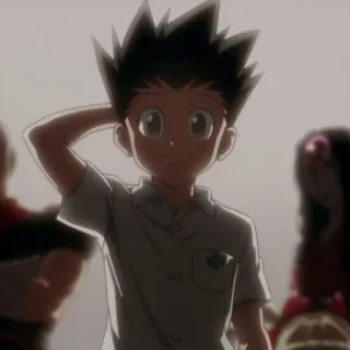 🌿 2e9ca26b Gon Freecss Hunter x Hunter Anime, Junge, Cartoon, Jäger, Gon, Freecss whatsapp sticker