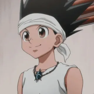 🌿 b7039a08 Gon Freecss Hunter x Hunter Anime, Junge, Lächeln, Jäger, Gon whatsapp sticker