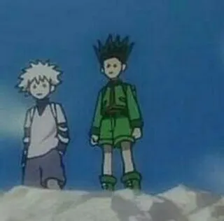 🌿 cd8b1f9d Gon Freecss Hunter x Hunter Anime, Killua, Gon, Shonen whatsapp sticker