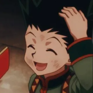 🌿 d1afd9b4 Gon Freecss Hunter x Hunter Anime, Gon, Hunter, Lächeln, Glücklich whatsapp sticker