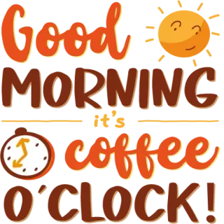 Good Morning 5 telegram stickers