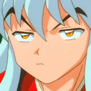 🐶 f43b75b8 Inuyasha Anime, Personaggio, Cartone animato, Inuyasha telegram sticker