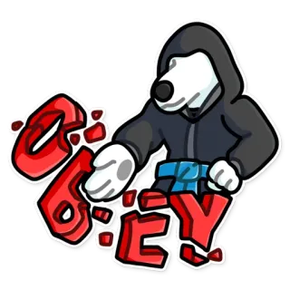 Resistance Dog telegram stickers