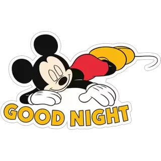 Good Night telegram stickers