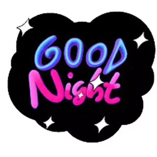 Good Night telegram stickers