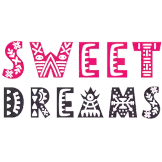 😊 f8aa7ae5 SWEET DREAMS sonho, doce, padrões, decorativo telegram sticker