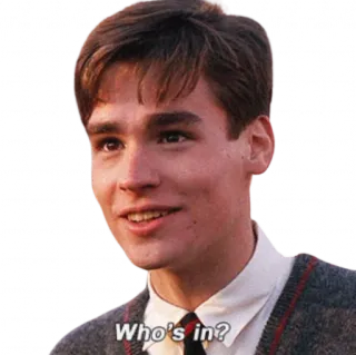 😄 1dd80c38 Who's in? 質問, 招待, 好奇心, 人 telegram sticker