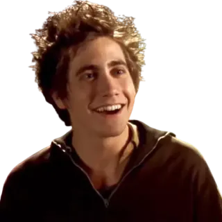 😃 989e3c54 Jake Gyllenhaal 俳優, セレブ, 男性, 笑顔 telegram sticker