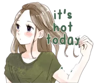 🥵 44fec030 It's hot today Anime, Gái, Hot, Thời tiết, Mùa hè telegram sticker