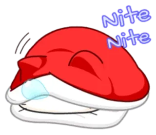 🌙 582bd236 Nite Nite sleepy, night, sleeping, cartoon, tired whatsapp sticker