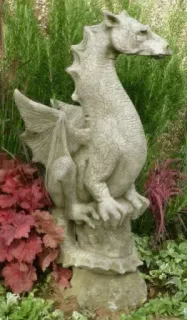 😜 9a0d2224 naga, patung, taman, batu, makhluk mitos telegram sticker