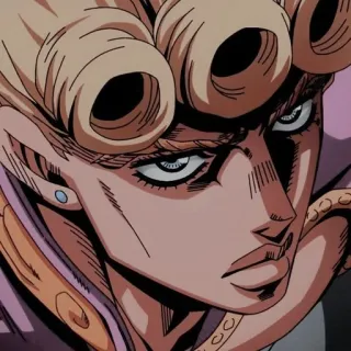😒 9e118adc Giorno Giovanna JoJo's Bizarre Adventure 애니메이션, 죠죠의 기묘한 모험, 죠르노 죠바나, 만화, 캐릭터, 팬아트, 애니메이션 캐릭터 telegram sticker