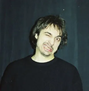 😬 c0e6d511 mężczyzna, osoba, twarz, wyraz, mrugnięcie, portret telegram sticker