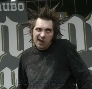 🙄 dbfb4eff Punk, Fryzura, Osoba, Portret, Wyraz twarzy telegram sticker