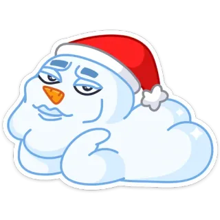 ☺️ 741c041e muñeco de nieve, Navidad, invierno, dibujos animados, personaje telegram sticker