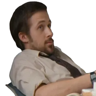 🙃 16dd5a69 Ryan Gosling actor, movie, man, celebrity, film whatsapp sticker