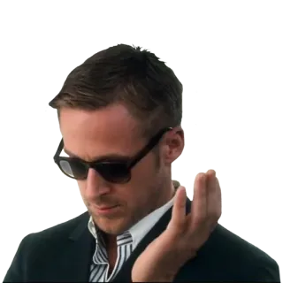 😒 7435dd9e Ryan Gosling, actor, celebrity, sunglasses, man whatsapp sticker