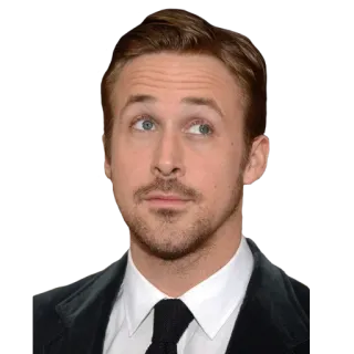 😏 921f0e1a Ryan Gosling actor, celebrity, handsome, man, movie star whatsapp sticker