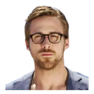 😎 8cdd95c7 男人, 眼镜, 肖像, 名人, 演员 telegram sticker