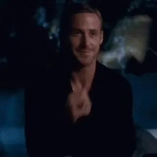 ❤️ f8a6e0f4 doigt d'honneur, geste obscène, Ryan Gosling telegram sticker