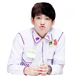 😚 0ba9ce19 got kpop, idol, got7, imut, stiker penggemar telegram sticker