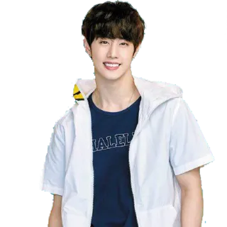 😁 8332c949 JALE! orang, pria, senyum, jaket, kasual, muda telegram sticker