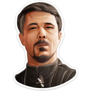 😑 fd54efdb Littlefinger Game of Thrones ゲーム・オブ・スローンズ, リトルフィンガー, ピーター・ベイリッシュ, キャラクター, 海外ドラマ telegram sticker