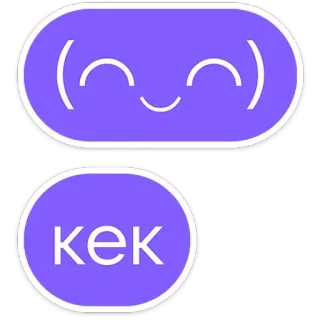 😌 d46fc183 кек kek, argot, argot internet, mème telegram sticker