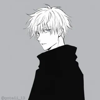 💠 39a738c1 @gotaili_13 Аниме, Манга, Персонаж, Иллюстрация whatsapp sticker