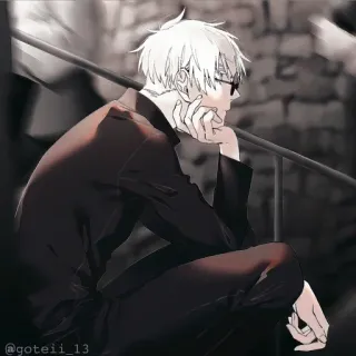 💠 6a266abf @goteii_13 Аниме, Манга, Персонаж, Мужчина whatsapp sticker