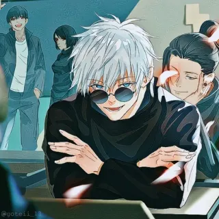 💠 c745f815 Satoru Gojo Jujutsu Kaisen Аниме, Персонаж, Годжо, Jujutsu Kaisen whatsapp sticker