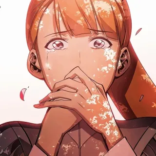 🧬 613dddda anime, llorando, triste, mujer, chica, ilustración telegram sticker