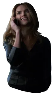 📱 33044f1b wanita, berbicara, ponsel, pirang, tersenyum, panggilan telepon telegram sticker