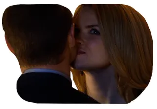 👂 4aba3829 cium, cinta, romantis, pasangan, hubungan, kasih sayang telegram sticker