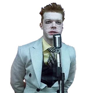🎙 157931b1 Joker Gotham Joker, Gotham, Cameron Monaghan, Bösewicht, DC Comics telegram sticker