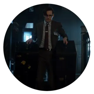 😐 19ffe6d5 Riddler Gotham Riddler, Gotham, Edward Nygma, villain, DC Comics whatsapp sticker