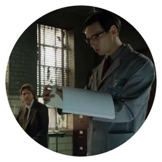 📰 6203094b Edward Nygma Gotham Edward Nygma, Gotham, detective, nerd, glasses whatsapp sticker