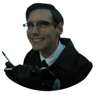 😁 67f5d665 The Riddler DC Comics, villain, Gotham, puzzle, Edward Nygma whatsapp sticker