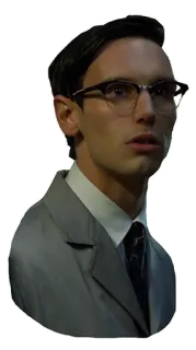 Gotham. Edward Nygma (Riddler) telegram stickers